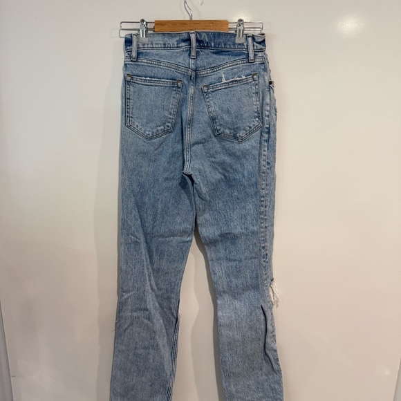 Abercrombie & Fitch Curve Love Ultra High Rise 90’s Straight Jean - Picture 7 of 9